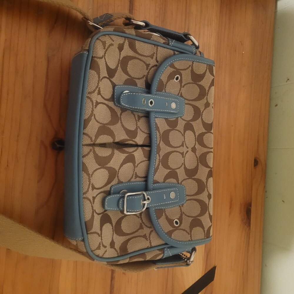 Classic colored Coach purse